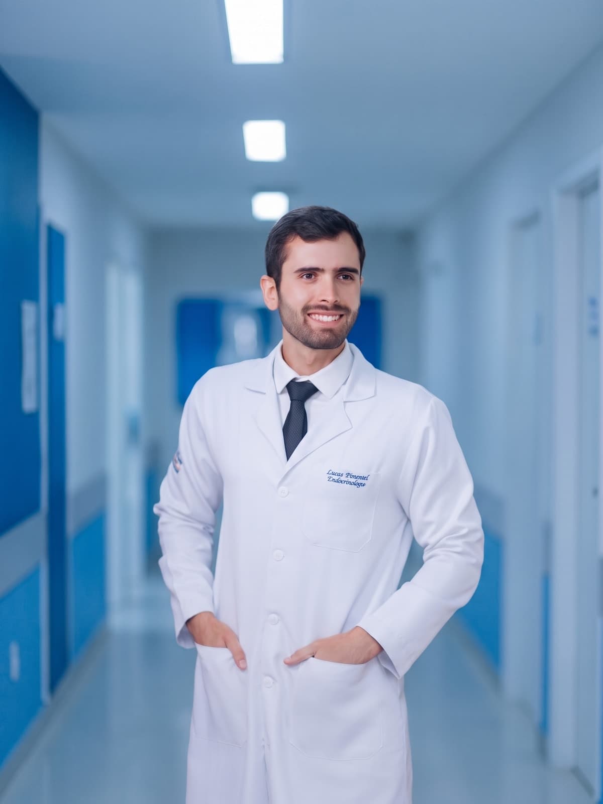 Dr. Lucas Pimentel no ambiente clínico